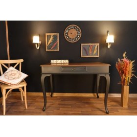 Resim Wooding 100 cm Çekmeceli Masif Çalışma Masası 