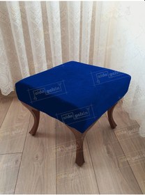 Resim Ayak Ucu Kapı Önü Antre Düz Bench Puf Ceviz Ayak Laci 