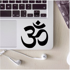 Resim hediyenebak Lotus | Hamsa | Om | Mandala | Dekoratif Duvar Ayna Cam Dekor Yazı Sticker 4'lü 