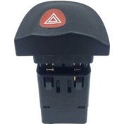 Resim Renault Megane 1 Dörtlü Flasör Dügmesi 8 Pin 422372216 