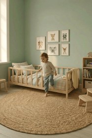 Resim Star Montessori Bebek ve Çocuk Karyolası Unisex - 100 X 200 