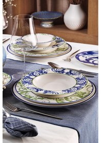 Resim Kütahya Porselen Verde Azul 24 Parça 6 Kişilik Yemek Takımı 513300 