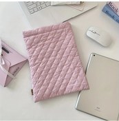 Resim Cloud011 Pembe Renkli Elmas Desenli Hafif Nylon Dizüstü Bilgisayar Table Kılıfı Çok Bölmeli Diğer 