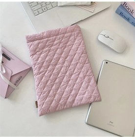 Resim Cloud011 Pembe Renkli Elmas Desenli Hafif Nylon Dizüstü Bilgisayar Table Kılıfı Çok Bölmeli Diğer 