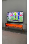 Resim EVNESYA Desing Tv Sehpası Full Şömineli 170cm 