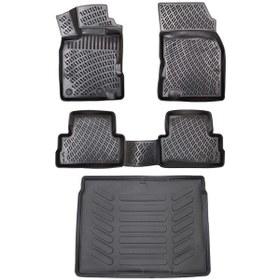 Resim Rizline Renault Kadjar 3D Paspas+Bagaj Havuzu Seti 