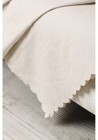 Resim Krem Battal Boy Kollarınıda Kapatan Çift Taraflı Çekyat Koltuk Örtüsü Şalı 