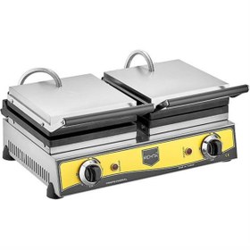 Resim Remta Çiftli Çiçek Model Waffle Makinası Elektrikli 21 cm Çap 