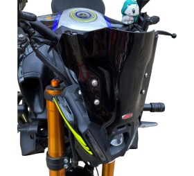 Resim GP Kompozit Yamaha MT-09 2021-2023 Uyumlu Ön Cam Şeffaf 25 cm 
