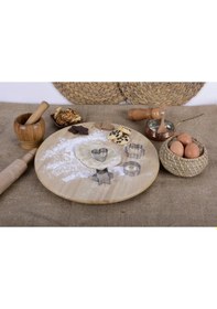 Resim Kurabiye Kalıbı Metal Midi 4 Parça Renkli 