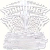 Resim 100 adet/plastik Transfer Pipeti, Esansiyel Yağ Pipeti, Tek Kullanımlık Pasteürize Pipet Kimyasal Deney Pipeti, Esansiyel Yağ Pipeti, Kozmetik Araç Bilimi ve Laboratuvar 