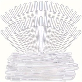 Resim 100 adet/plastik Transfer Pipeti, Esansiyel Yağ Pipeti, Tek Kullanımlık Pasteürize Pipet Kimyasal Deney Pipeti, Esansiyel Yağ Pipeti, Kozmetik Araç Bilimi ve Laboratuvar 