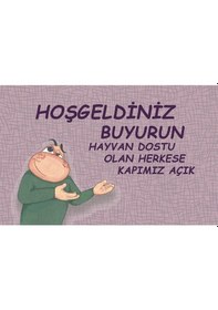 Resim Hayvan Sevmeyen Giremez Kapı Önü Paspas Lovebug-t 