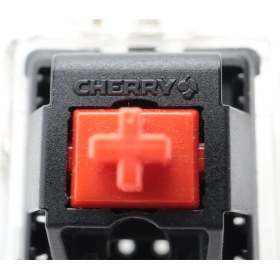 Resim Spelt Mekanik Klavye Tuş Switch Cherry Mx Red Kırmızı Switch Test Anahtarlık 