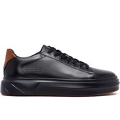 Resim Derimod Erkek Siyah Bağcıklı Kalın Tabanlı Deri Sneaker,Kışlık Spor Ayakkabı 25WFD611618 