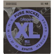 Resim D'Addario EPN115 Pure Nickel Elektro Gitar Teli (11-48) 