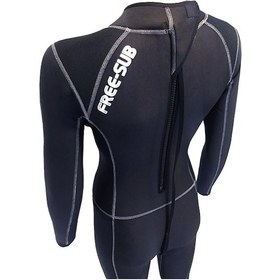 Resim Free-Sub 3Mm Thyphoon Siyah Kadın Sörf, Scuba Tüplü Dalış Elbises (521294051) Siyah 