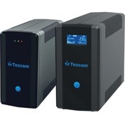 Resim TESCOM Leo+ 1200 Va (2x 7ah) Line Interactive 5-10dk Kesintisiz Güç Kaynağı ELEKTRONIK-8680530761712 