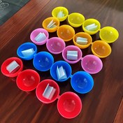 Resim 10 Paket Renkli 3.99 cm Plastik Toplar | Canlı Çok Renkli Sürpriz Parti Renkli Loto Oyuncakları, Loto Çizik-Off'lar, Doğum Günleri, Düğünler, Açılış Törenleri için Uygun, Elektrik Gerektirmez, Parti Oyunları ve Hediyeler için Mükemmel 