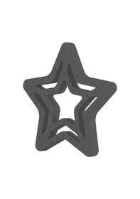 Resim Silikon Diş Kaşıyıcı Yıldız Platinium Gri 