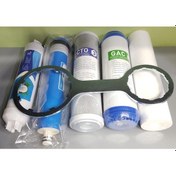 Resim Açık Kasa 5 Li Filtre Seti Su Arıtma Cihazları Filtresi Demir Anahtar Hediye 