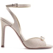 Resim Nine West Fern 4fx Şampanya Kadın Topuklu Sandalet 000000000101484436 Bej 