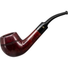 Resim Şahin Üç Yıldız 303 9mm. Filtreli Ebonit Saplı Pipo 