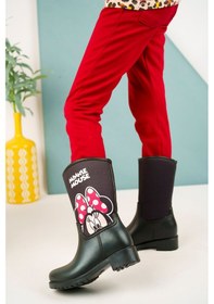 Resim GİMER - Baskılı Kar Botu - AYSB150101G Siyah 