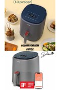 Resim COSORI DRMZ YeniCOSORI Cosorı Lite Smart Air Fritöz 3.8l Xl Air Fritöz 1500W,7 Programlı Sıcak Hava Fritözü 