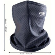 Resim Willowhaven Siyah Erkekler İçin Nefes Alabilir Yazlık Yüz Maskesi - Sürüş, Bisiklet, Balıkçılık, Outdoor Sporlar İçin 