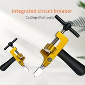 Resim 1 Set Of Tile Cutter Kit, Cam Kesici Profesyonel Elmas Tıpkı Cam Aracı Pencere El Sanatları için Taşınabilir El Aletleri Fayans Kesme Makinesi Elmas Cam Kesici Seti Cam Fayans Kesme Fayans Kesici Manuel Cam Fayans Kesme Araçları 
