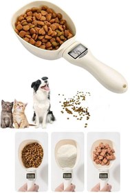 Resim Vendortuning Kedi Köpek Mama Ölçüm Kaşığı Tartısı, Kedi Besleme Ölçüm Kaşığı Hayvan Mama Ölçü Terazisi 