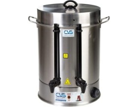 Resim Cvs 250 Bardak Elektrikli Çift Musluk Çay Otomatı Semaver Makinesi 