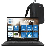 Resim Msı Prestıgepro 14 Aı WC2HVEG Intel Core Ultra 7-255H Aı 80GB Ddr5 256GB SSD RTX4050/6GB 14" Full Hd+ 144Hz Ips-Level WIN11PRO Gaming Laptop Z076TRP21+ZETTAÇANTA 