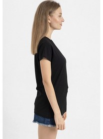 Resim Beyblade Pegasus Minimalist Siyah Kadın Tshirt SIYAH 