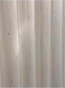 Resim Nivemeshome Detaylı Simli 1/3 Sık Pileli Tül Perde Apm,Gümüş 100 X 250 