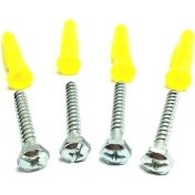 Resim Plastik Dübel + Vida (Yıldız + Anahtar Uç) (100 Adet) 