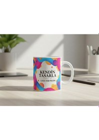 Resim 3d Lama Baskılı Kupa Bardak Beyaz 