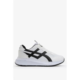 Resim Liger Erkek Comfort Hafif Taban Spor Ayakkabı BEYAZ - SİYAH 