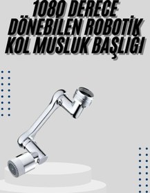 Resim Skygo Mutfak Musluk Başlığı 1080 Derece Dönebilir Oynar Başlıklı Musluk Aparatı 