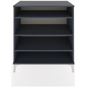 Resim Hyperion Şifonyer 3 Raflı 88x44x96 Antrasit-antrasit Antrasit 