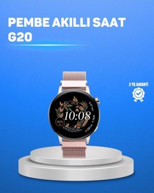 Resim Kablosuz Şarjlı Tam Ekran Akıllı Saat Türkçe Dil Desteği Ve Uzun Pil Ömrü 