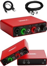 Resim Midex Central-rd Pack-2 Stüdyo Kayıt Ekipmanları Glx-700rd Ses Kartı Cxn-30 Stüdyo Mikrofon 