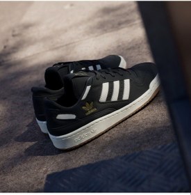 Resim Cblack/Ivory/Ivory Adidas Erkek Basketbol Ayakkabı Forum Low Cl If9680 Null Siyah 