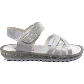 Resim Arzen 4010 Simli Bantlı Kız Çocuk Bebe Sandalet Ayakkabı 001 