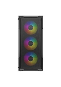 Resim Fazeon F11 750w 80+ Bronze Tempered Glass Mesh 4x Rgb Fanlı Siyah Atx Bilgisayar Kasası 