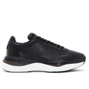 Resim Derimod Erkek Siyah Bağcıklı Kalın Tabanlı Deri Sneaker 24sfd612318 