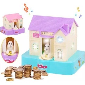 Resim Işıklı Ve Müzikli Para Yiyen Köpek Kumbara - B 