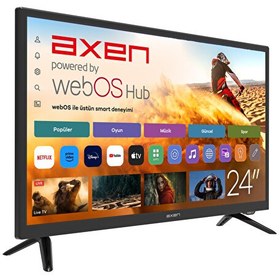 Resim Axen AX24LEDI262C-S 24" 60 Ekran HD Webos Smart LED TV 