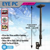 Resim vestel Lcd Led Tv 82 Ekran 32 İnç Tavan Askı Aparatı 110 Cm 